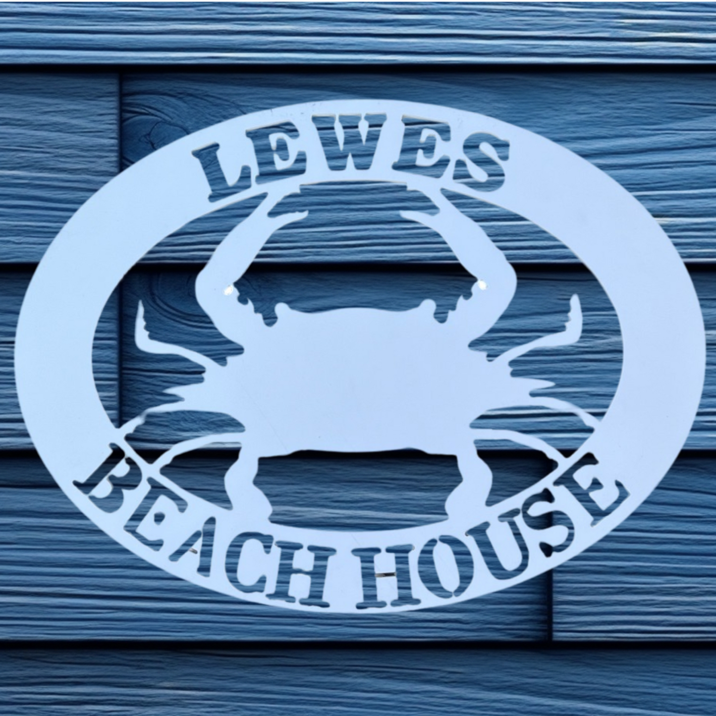 Custom Crab Sign, Weather Resistant, Outdoors