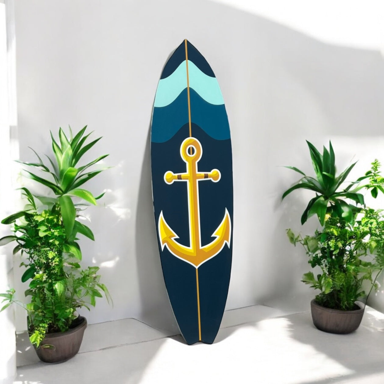 Nautical Anchor Surfboar