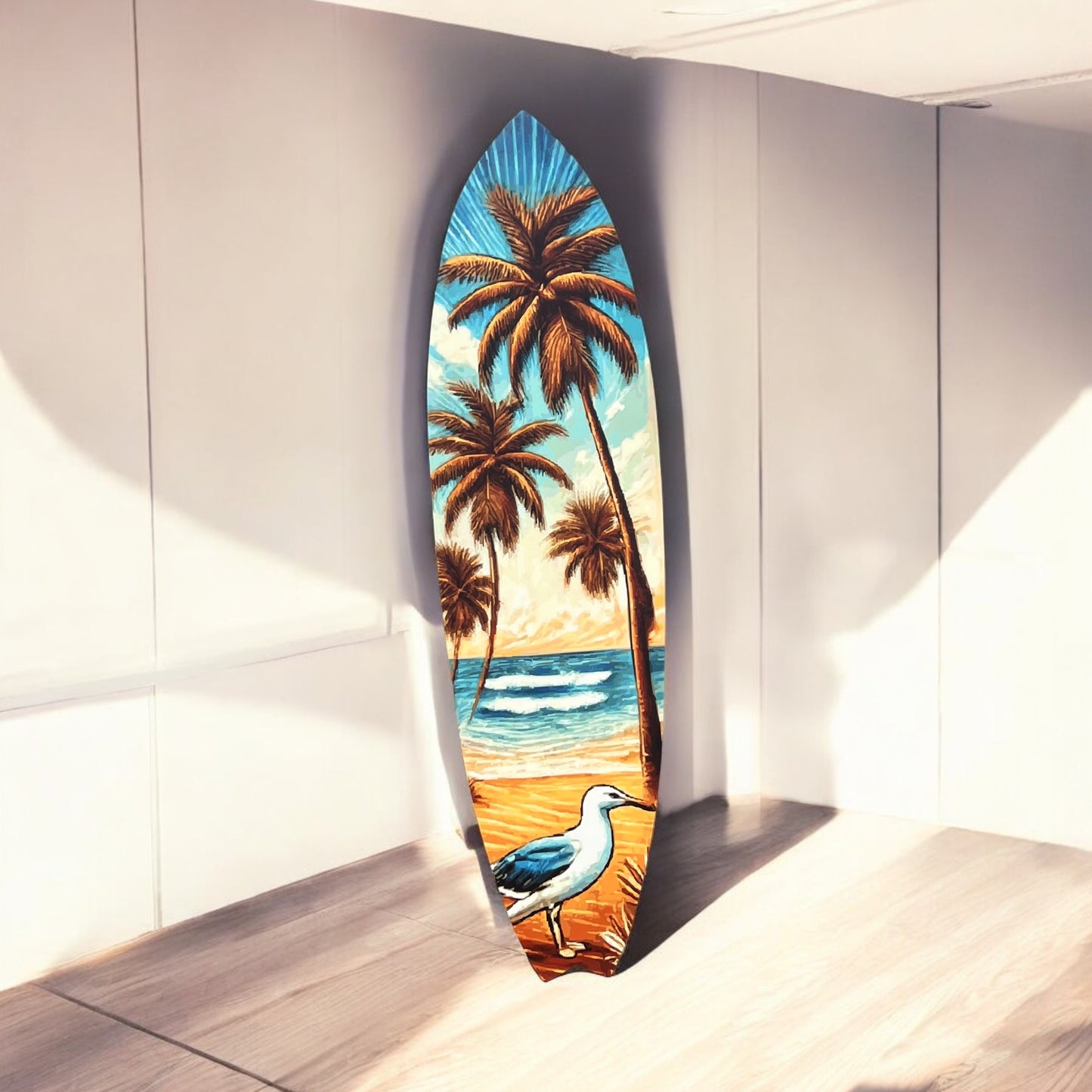 Tropical Bird Surfboard