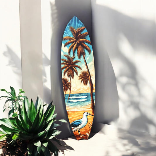 Tropical Bird Surfboard