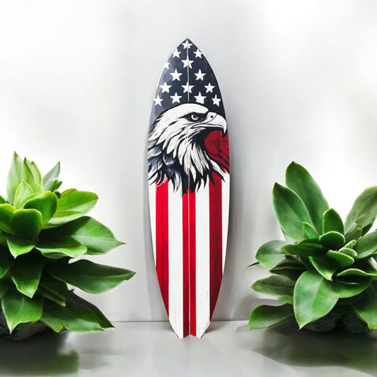 Patriotic Surfboard