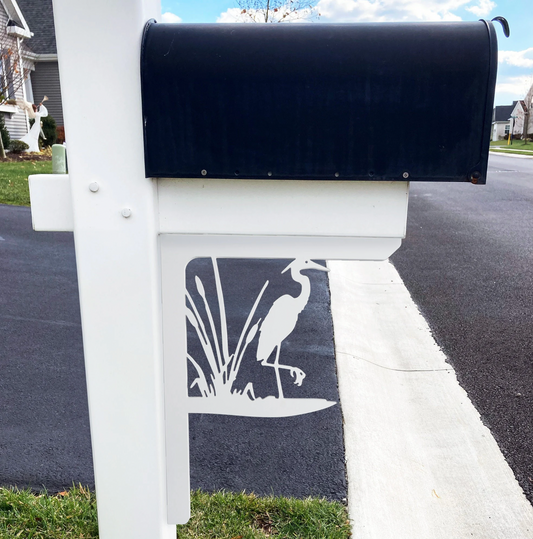 Egret Heron Mailbox