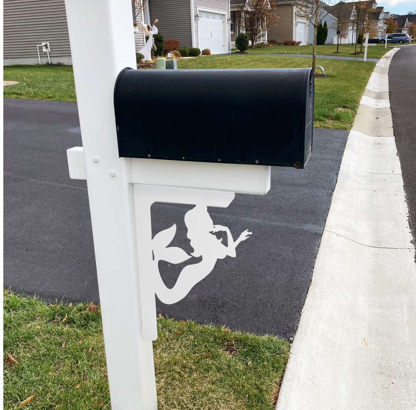 Mermaid Mailbox Bracket Decoration