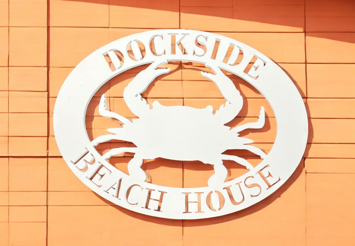 Custom Crab Sign, Weather Resistant, Outdoors