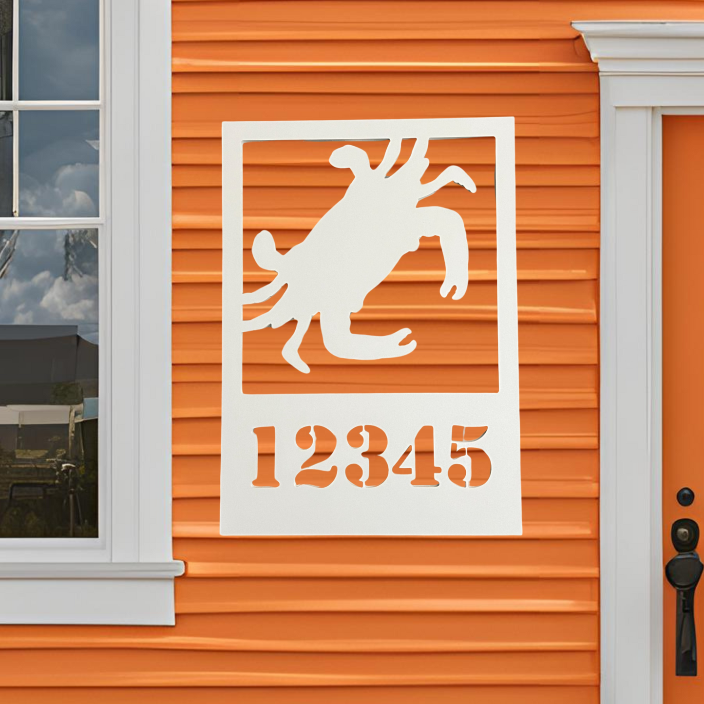 Crab Address Sign, Custom