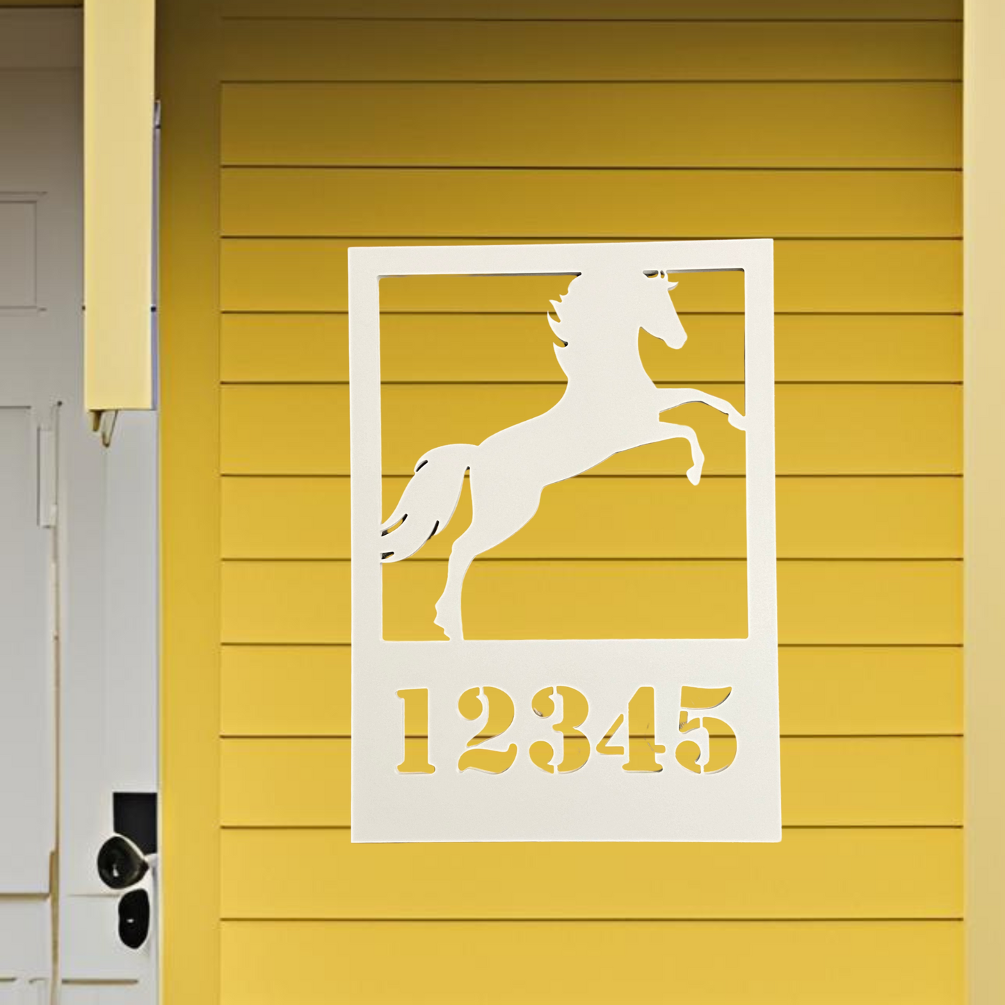 Horse Address Sign